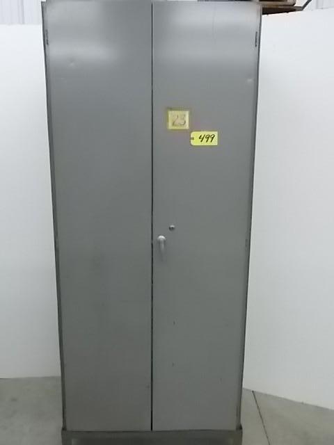 lot 499 image: Lyon H.D 2 Door Metal Cabinet, 24x3...