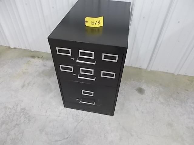 lot 518 image: 3 Drawer Cabinet with Contents, Ass...