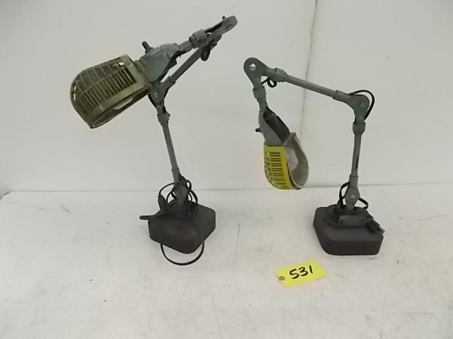 lot 531 image: (2) Flex Arm Work Lights...