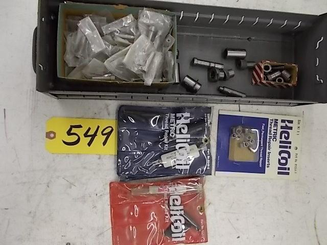 lot 549 image: Asstd Drill Bushings & Helicoi...