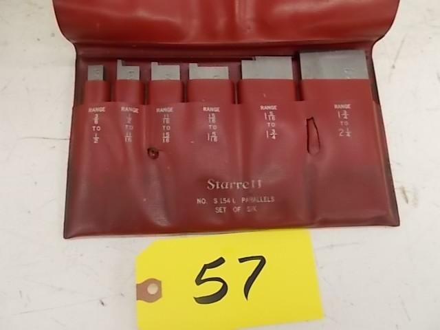 lot 57 image: Starrett #S154L Parallel Set...