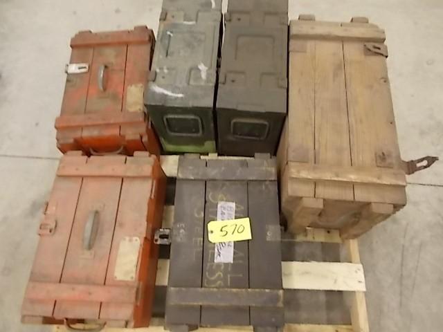 lot 570 image: (6) Ammo Boxes...