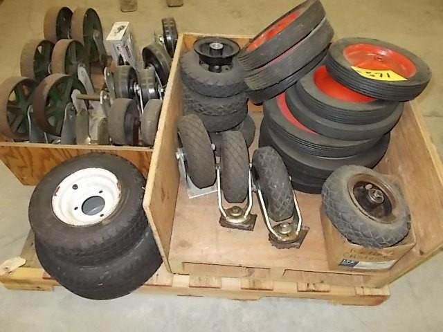 lot 571 image: Asstd Wheels & Casters...