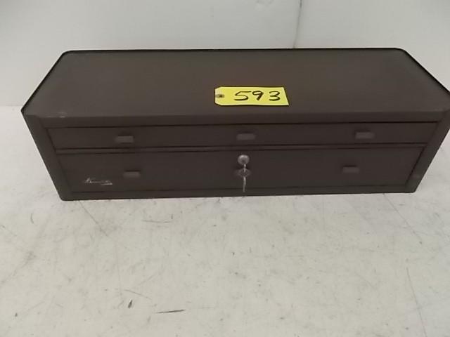 lot 593 image: Kennedy Middle Tool Box with Keys, ...