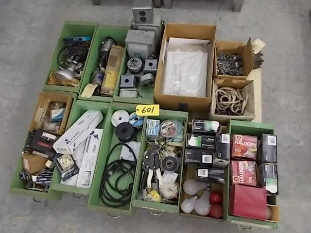 lot 601 image: Asstd Electrical & Misc....