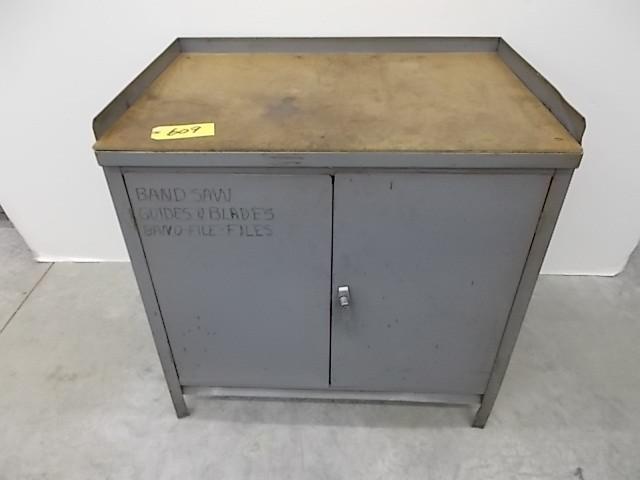 lot 609 image: 2 Door Cabinet, 36 x 24, (Contents ...