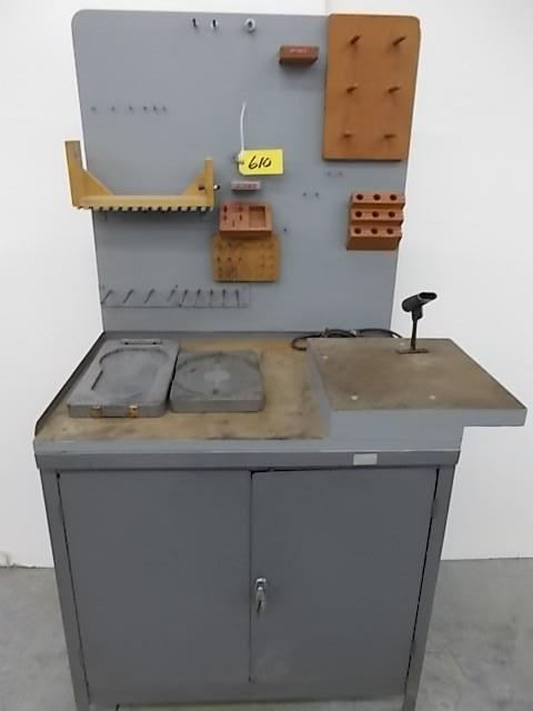 lot 610 image: 2 Door Cabinet, 36 x 24 with Keys &...
