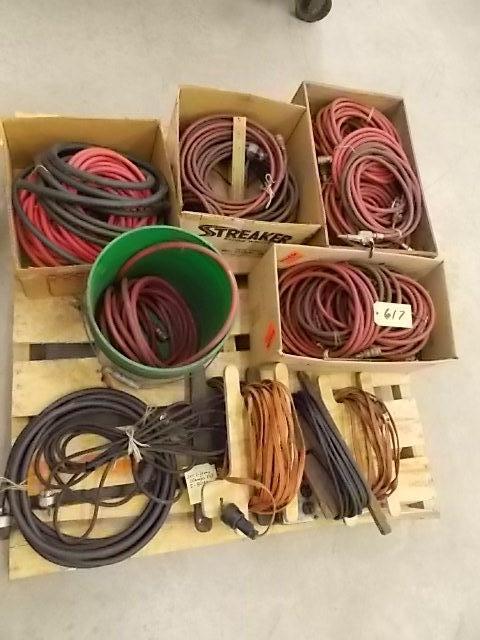 lot 617 image: Asstd Air Hoses & Extension Co...