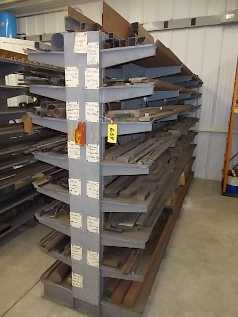 lot 634 image: Stock Rack with Contents, 12 x 3 ...