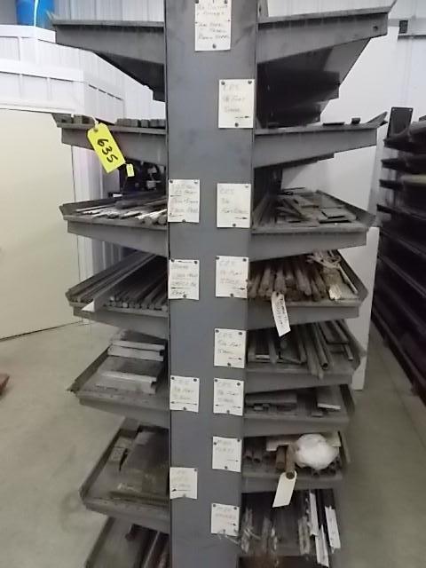lot 635 image: Stock Rack with Contents, 6 x 3 x...