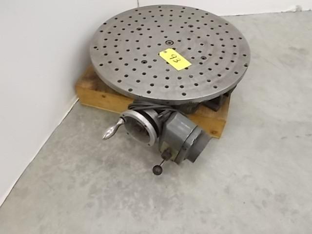 lot 93 image: Bridgeport 24" Rotary Table wi...