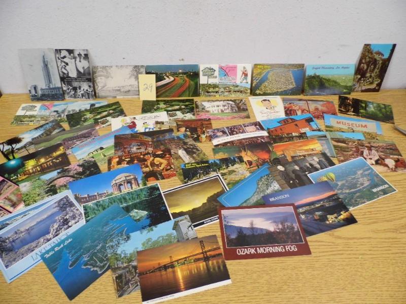 50 Vintage Post Cards