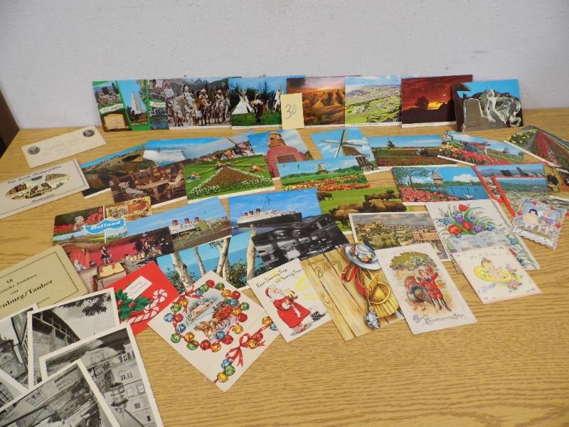 30 Vintage Post Cards