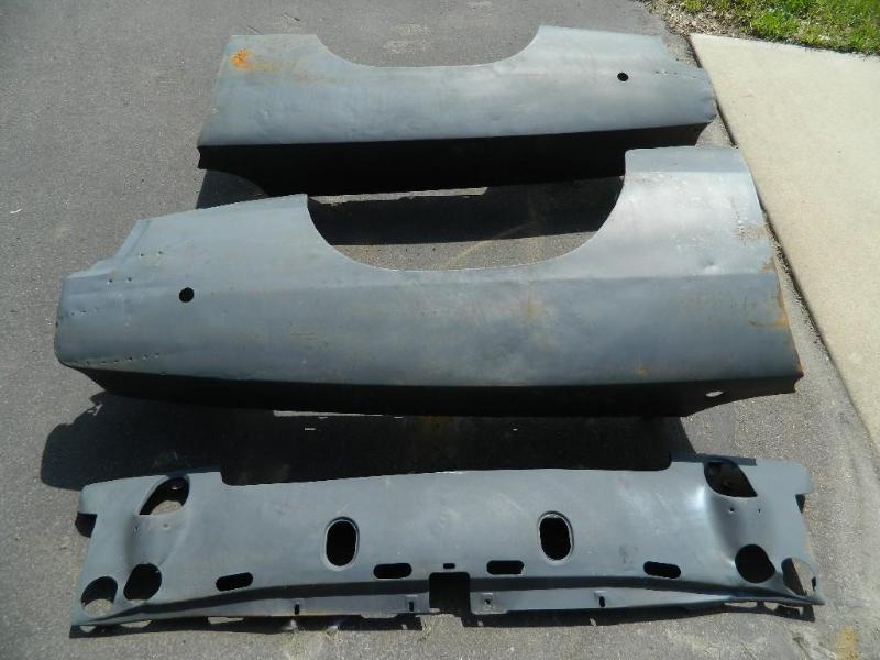 lot 105 image: Pair of Front Fenders and Lower Val...