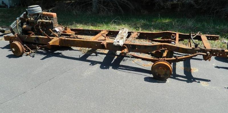 lot 133 image: Chevy Truck Chassis &quot1955"...