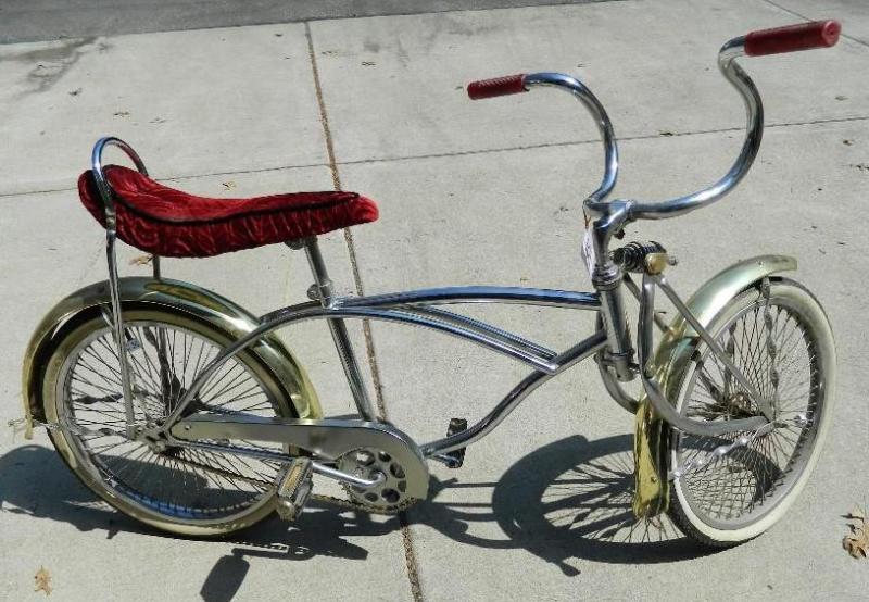 lot 181 image: Low-Rider Bike, Springer Front Fork...