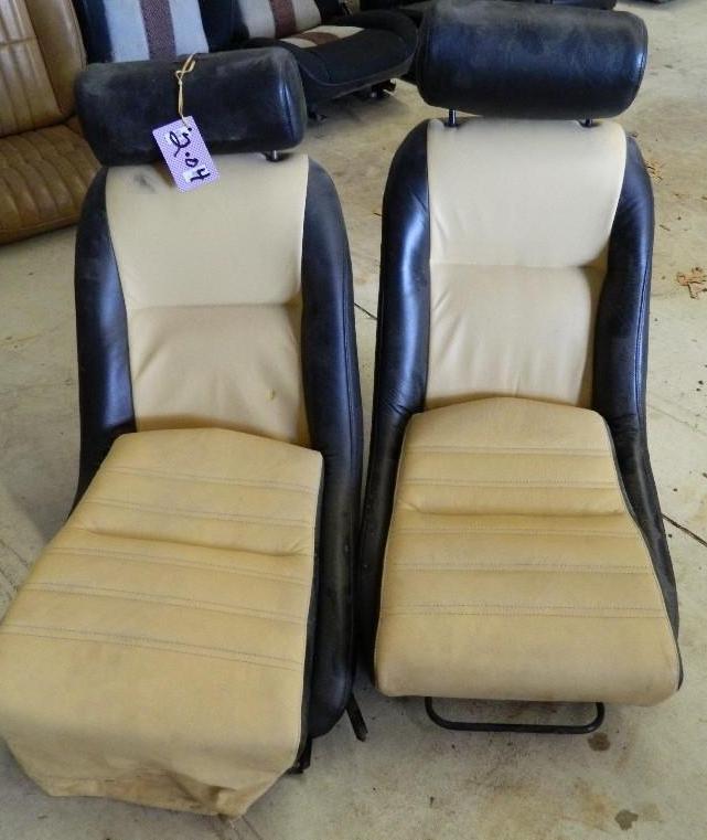 lot 204 image: Pair of Bucket Seats for a Street R...