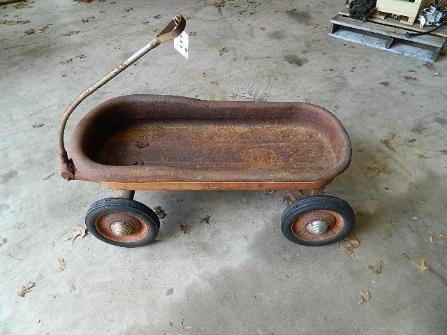lot 237 image: 1950s Radio Flyer Wagon. Please se...