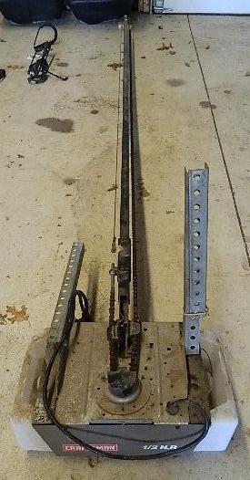 lot 239 image: Craftsman 12 hp Garage Door opener...