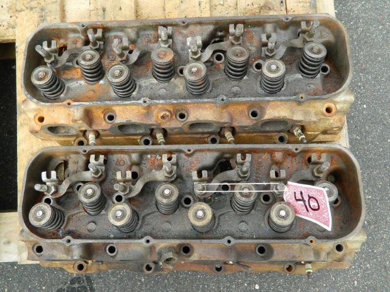 lot 40 image: Pair of V8 Heads for GM  Dated 12-...