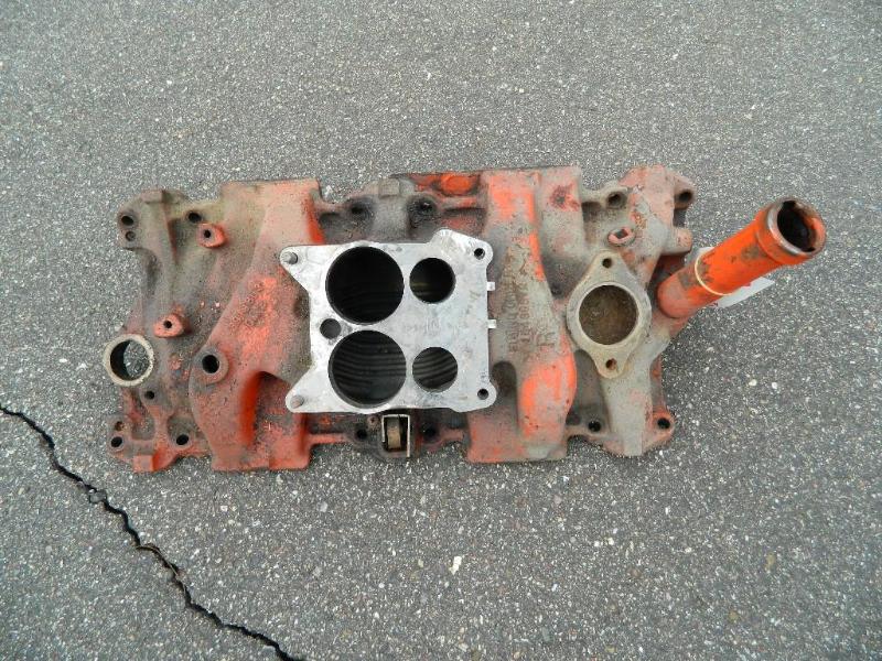 lot 47 image: GM 2 Intake Manifold For 4 Barrel E...