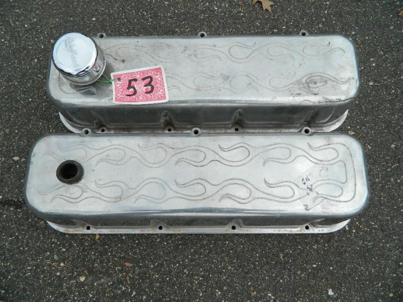 lot 53 image: Pair of Valve Covers &quotBillet S...