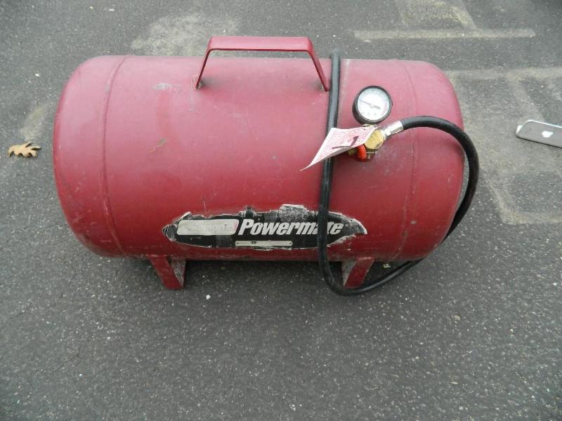 lot 7 image: Powermate Portable Air Tank. Please...