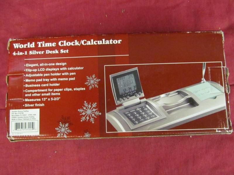 4 in 1 World Time ClockCalculator ...