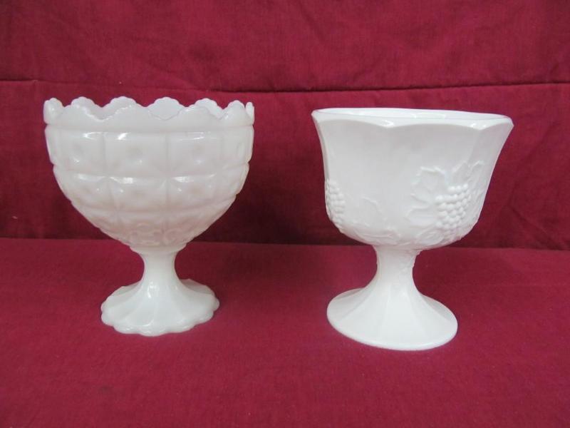 Napco and Milk Glass Vases...