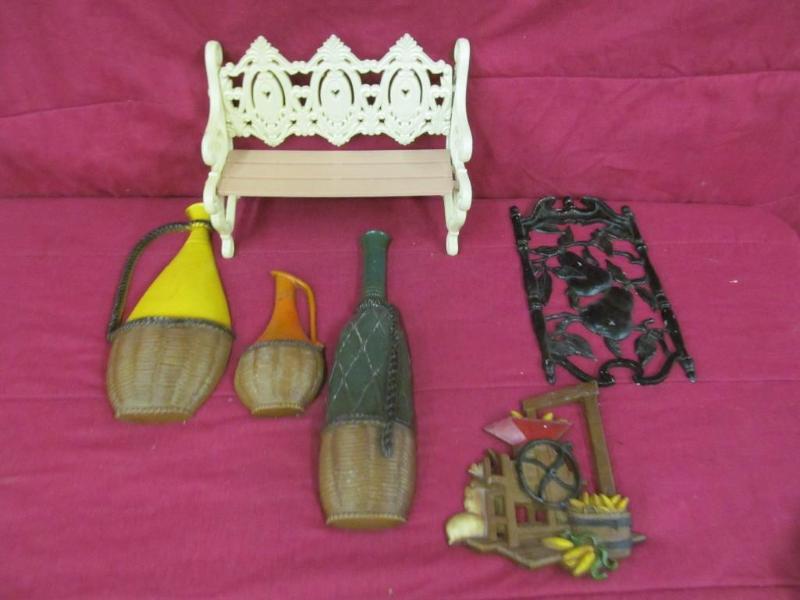 Wall Decor, Decorative Bench, 12 in...