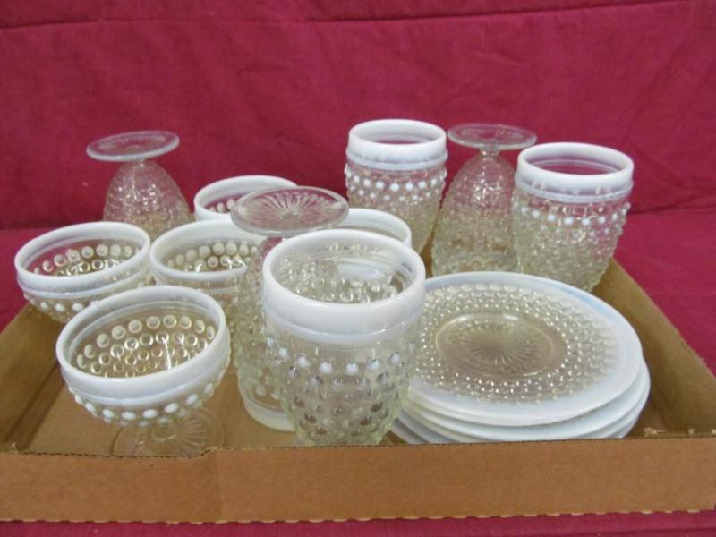 Hobnail Set - 6 Water Glasses, 5 Sh...