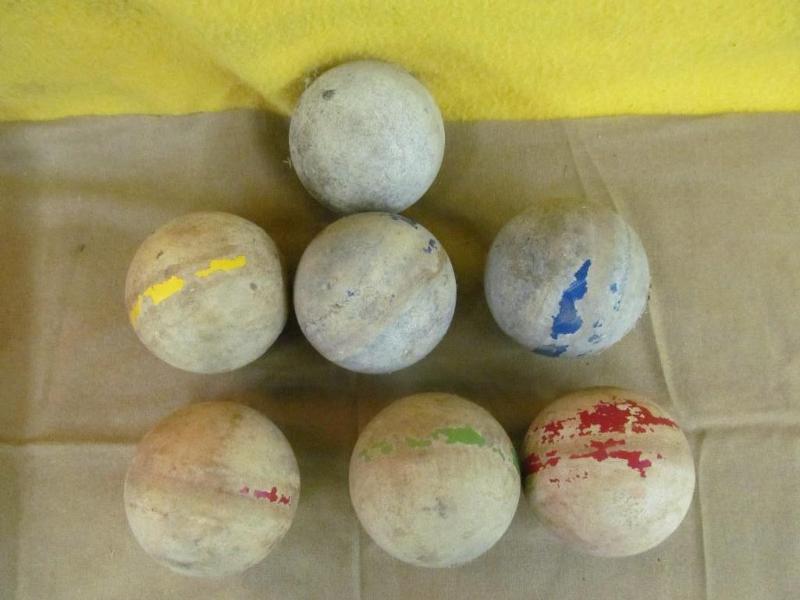 7 Croquet Balls...