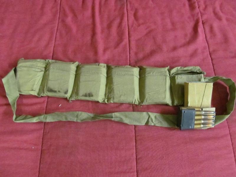 Loaded Bandolier M-1 30-06 Clips, 4...