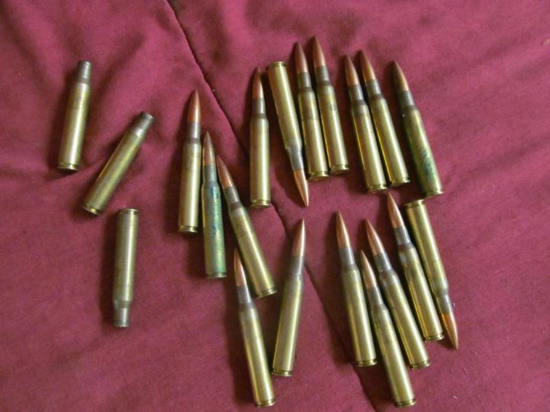 17 Rounds 30-06 and 3 Empty Brass...