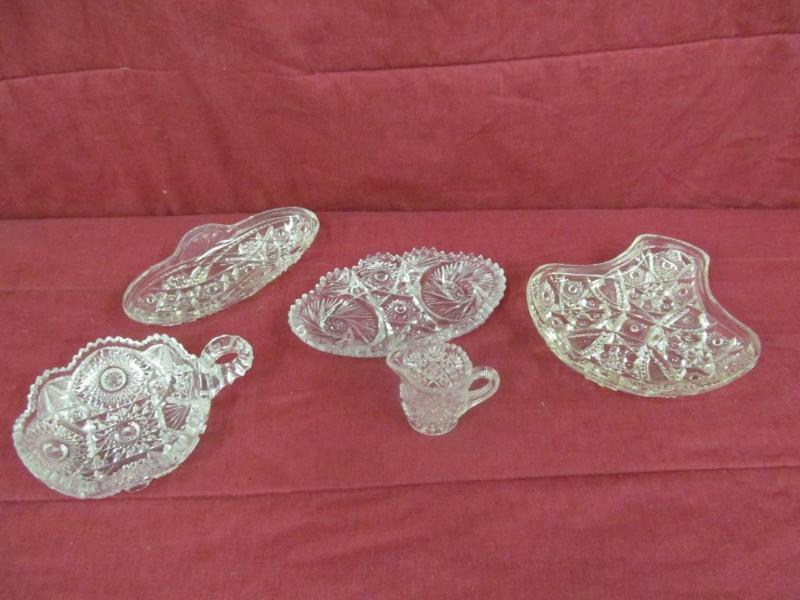 4 Relish Dishes, Small Bowl and Sma...