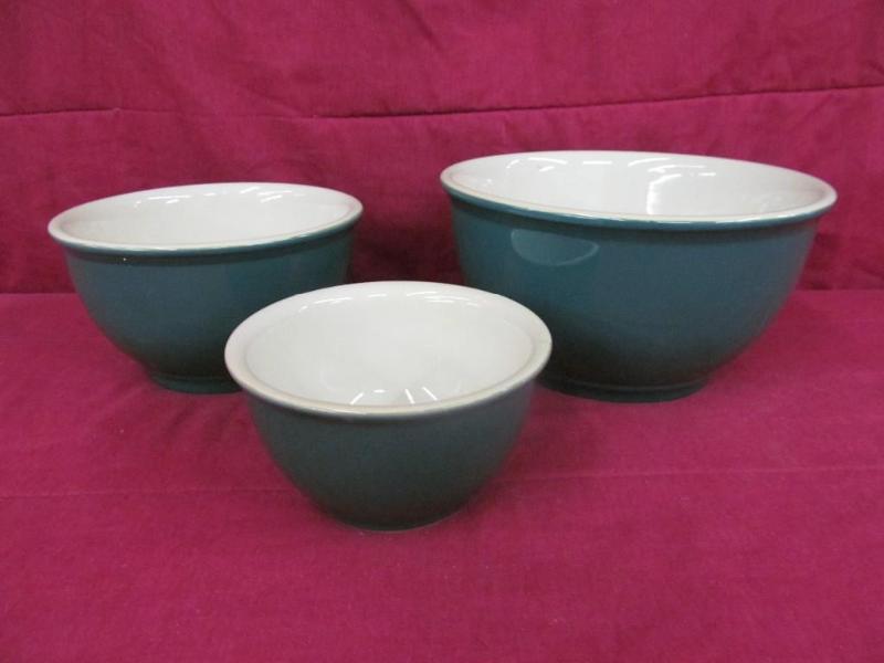 3 Stoneware Mixing Bowl Set...