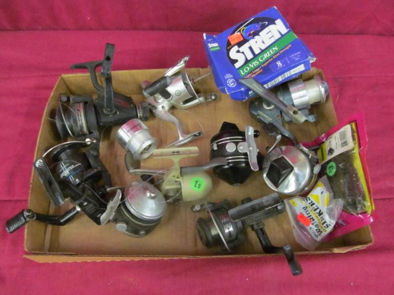 Variety of Fishing Reels, Tackle an...