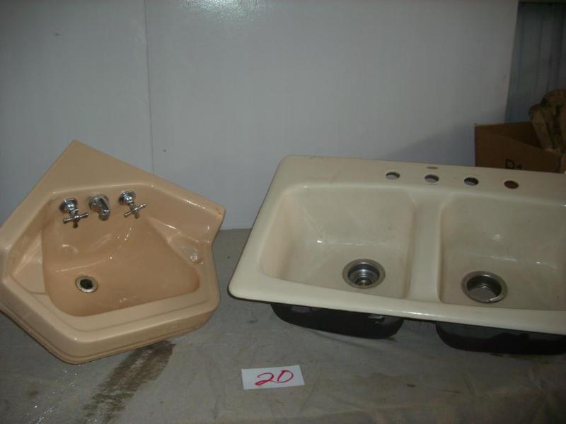 Kohler double basin cast iron sink ...