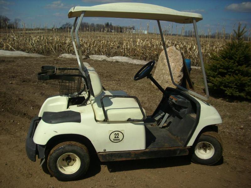 Yamaha 48V golf cart, no batteries ...