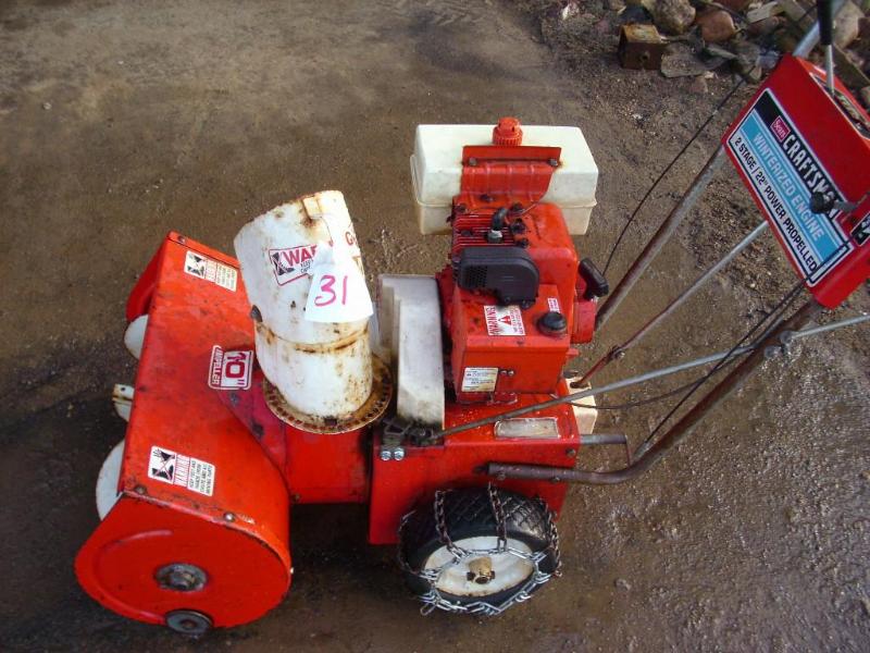 snowblower, 2 stage, runs, works...