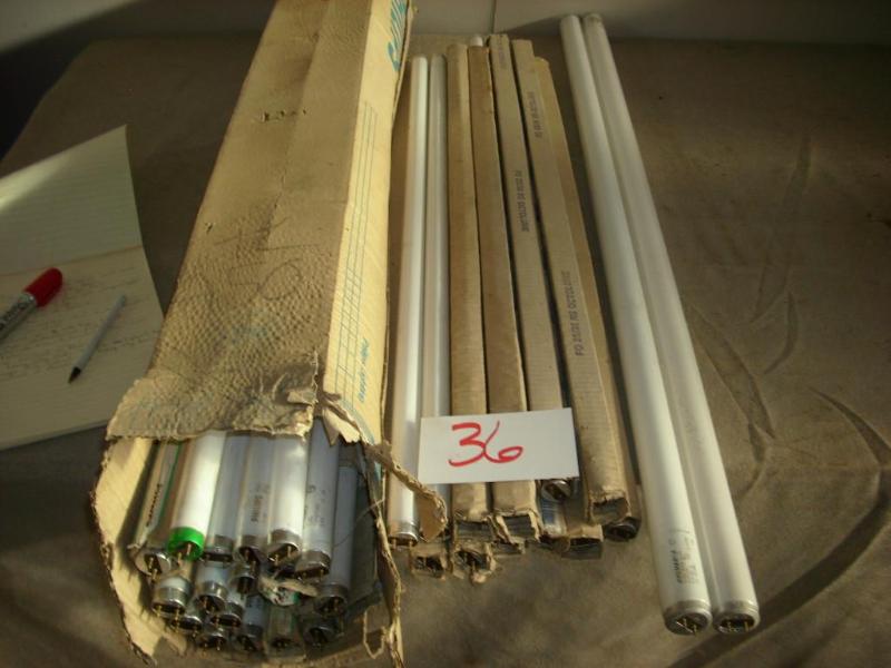 assortment of fluorescent bulbs...