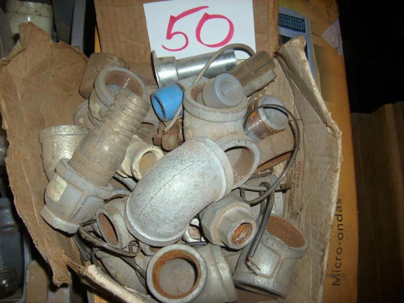 Box of pipe fittings...