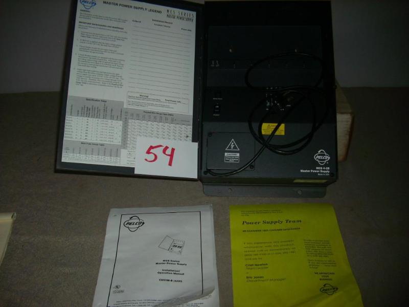Pelco master power supply, new in b...