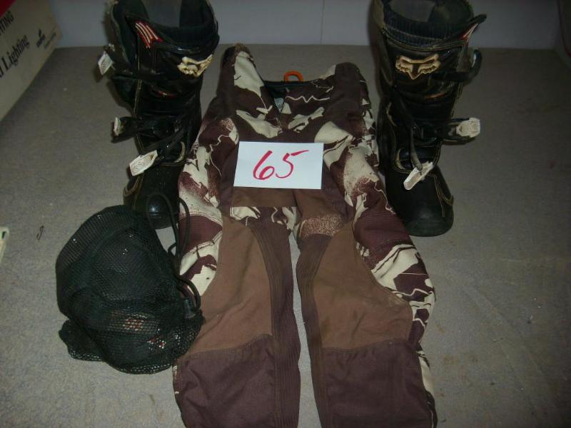 Fox Y4 dirt bike boots, pants, and ...