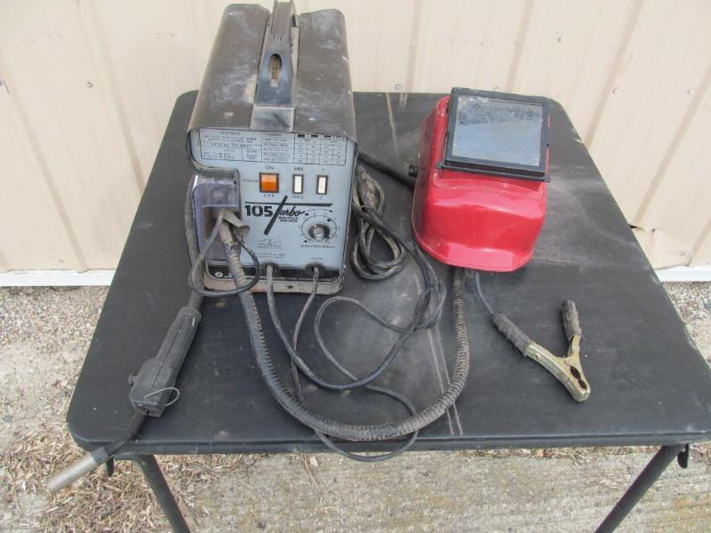 Wire feed welder,along with the hel...
