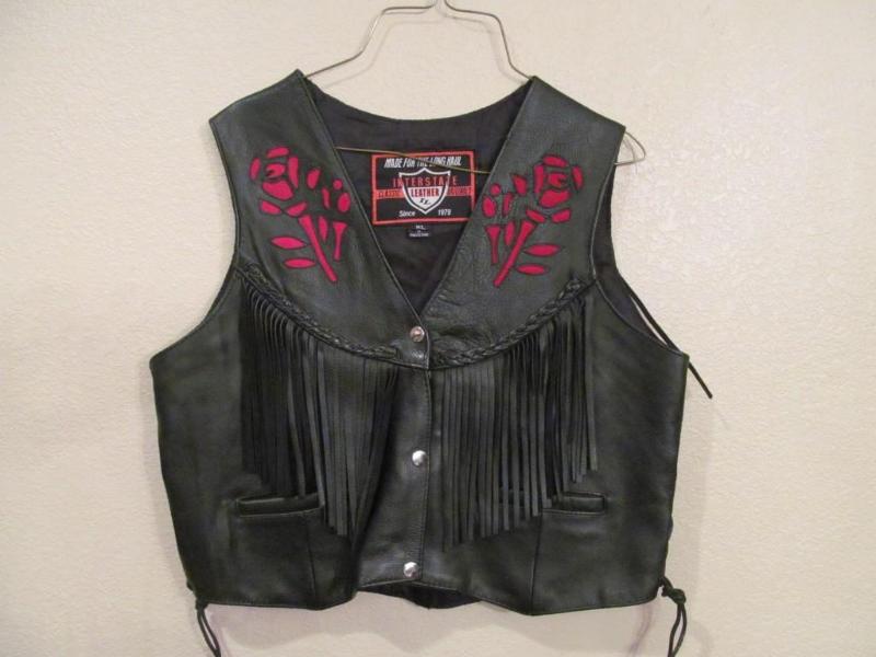 Ladies Leather riding vest  Like b...
