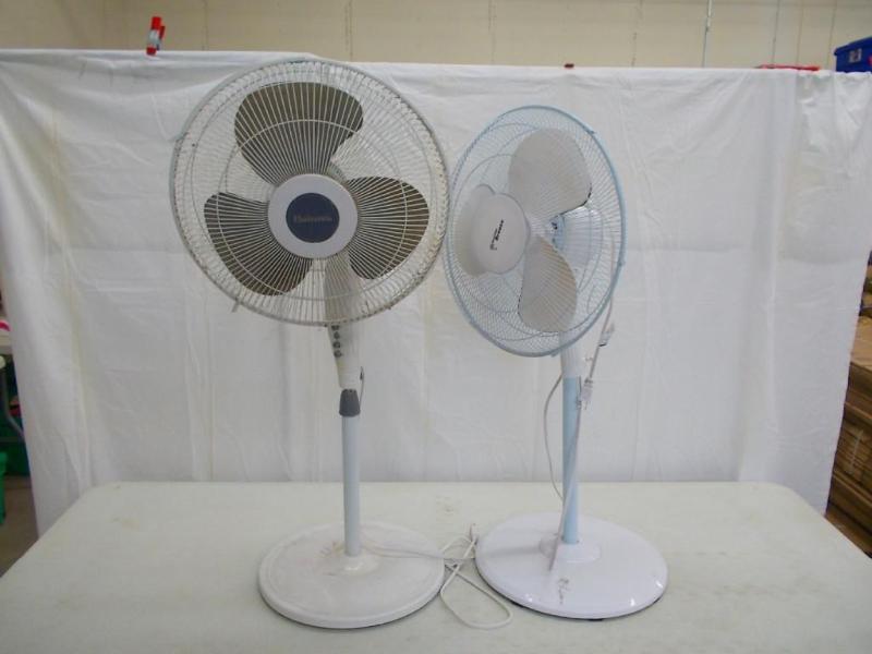 A pair of 16 inch floor fans.&nbsp...