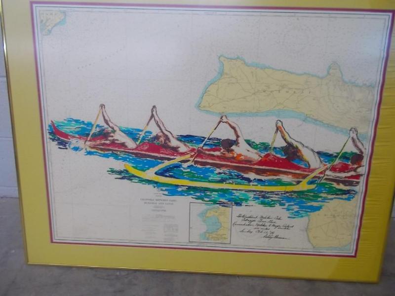 LeRoy Neiman print-may be a serigra...
