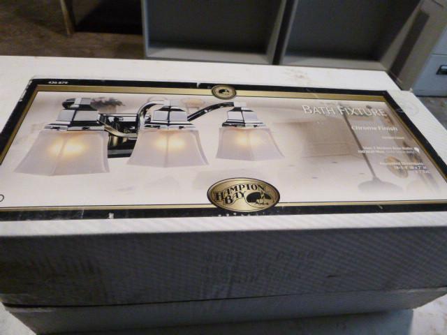 Hampton Bay Bath Light Chrome finis...