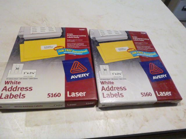 2 Boxes of Labels...